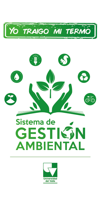Pieza gráfica de Sistema de Gestión Ambiental — Univalle