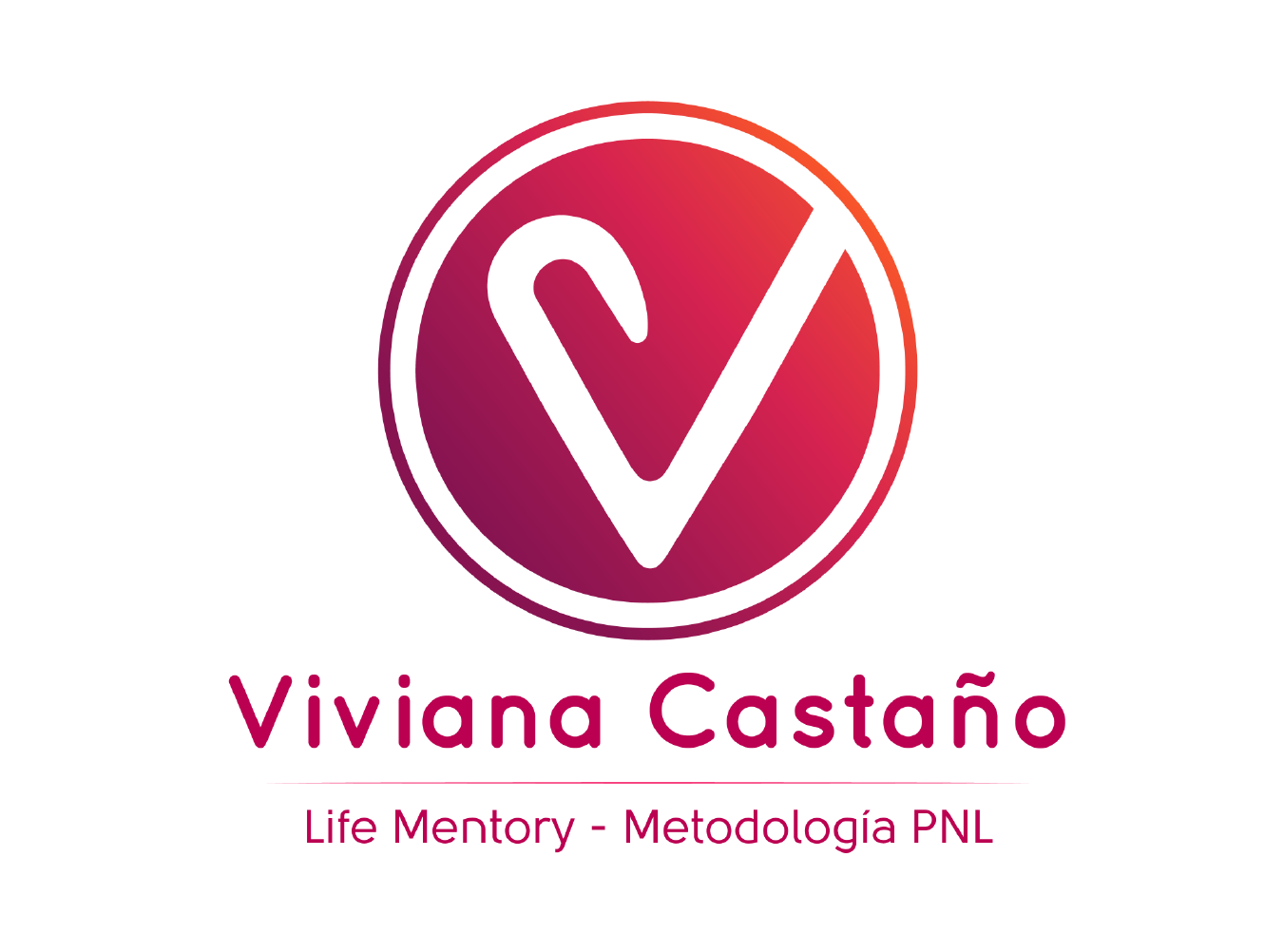 Logotipo de Viviana Castaño — Life Mentory PNL