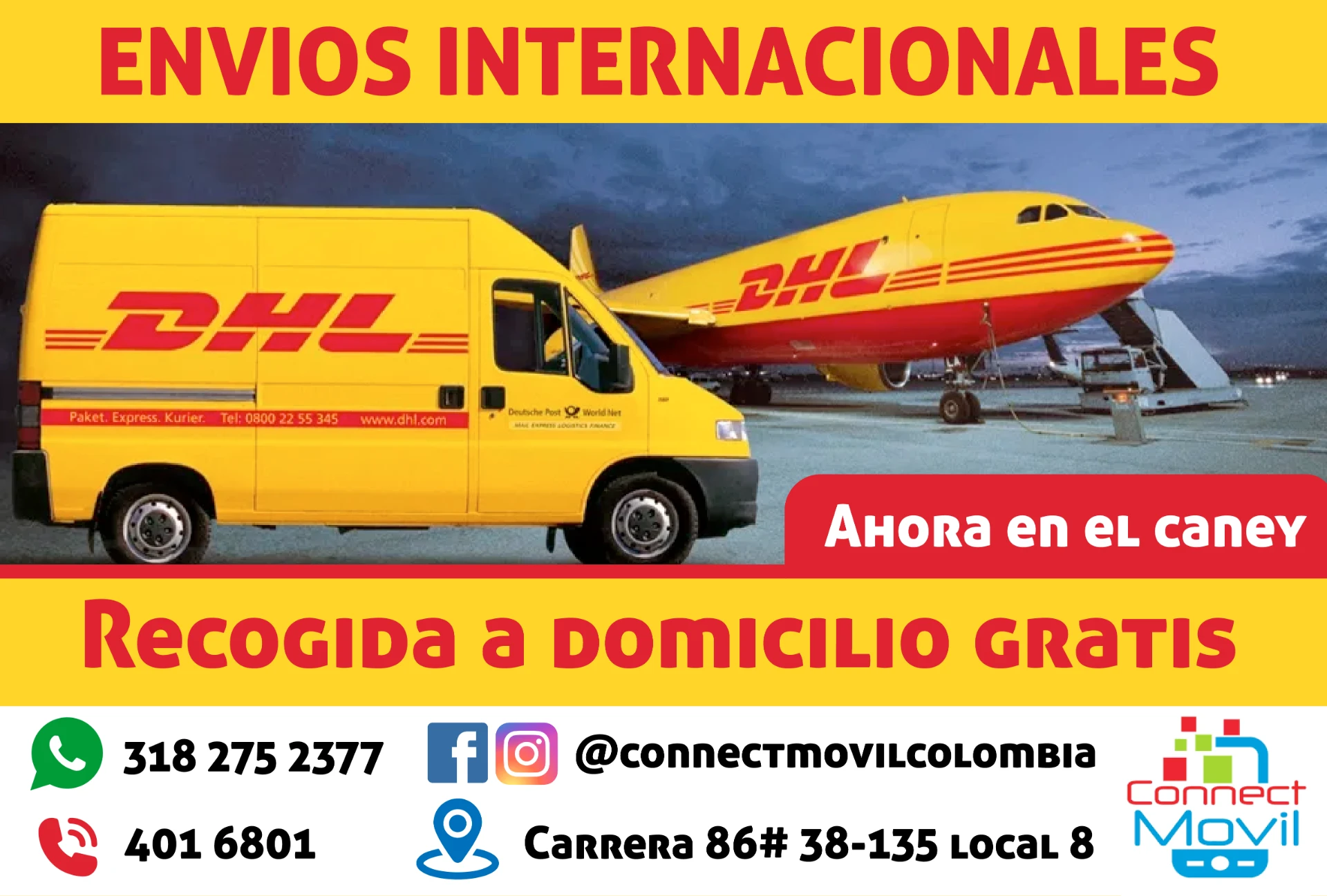 Pieza gráfica de Connect Móvil Colombia